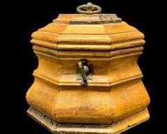 Vintage Henkel Harris Octagonal Tea Caddy