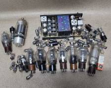 Huge Assortment of Vintage RADIO VACUUM TUBES - General Electric, RCA, Western Electric, 4 Pins and More