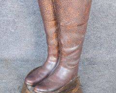 Vintage Decorative Resin Cowboy Boots Umbrella Cane Stand