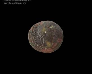 RAre Authentic 164 AD Roman Antoninas SC Coin ( We have 3 Gold Coin Sales Coming! Keep checking Ararity's Site )