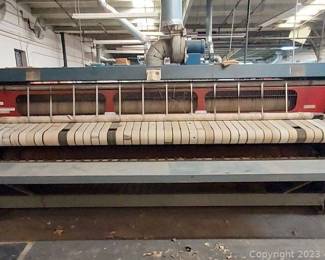 Chicago Dryer Co Imperial 36 Steam Heated Flatwork Ironer with Instructional Manual