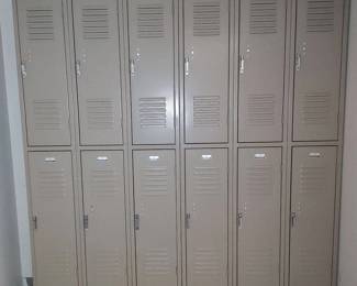 2 Sets of Penco Storage Lockers