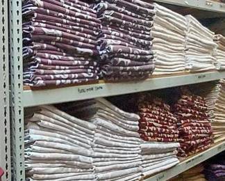 Large Lot of Beautiful 120in Round Fabric Tablecloths