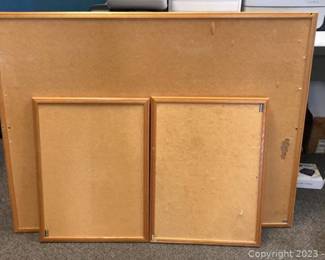 3 Pre owned Bulletin Boards