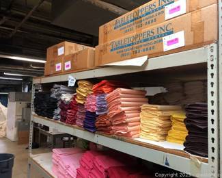 An entire shelf of 10in Cocktail Napkins