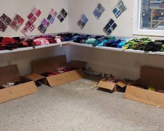 Large Lot of Fabric Samples Great for Crafting