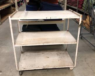 Large 3 Tier Industrial Rolling Cart