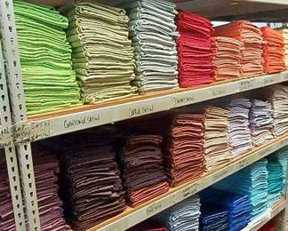 Huge Lot of Rectangular Satin Tablecloths