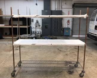 Heavy Duty Adjustable Steel Rolling Cart