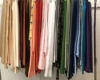 Lot of 35 Varied Specialty Tablecloths with Hangers