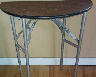 Small Half Moon Folding Table