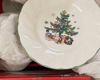 "Happy Holidays" Christmas china by Nikko