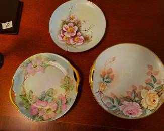 hand painted china plates