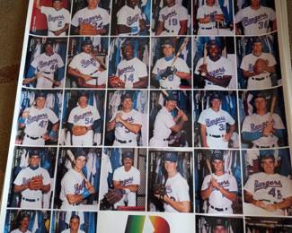 Vintage Texas Rangers Poster