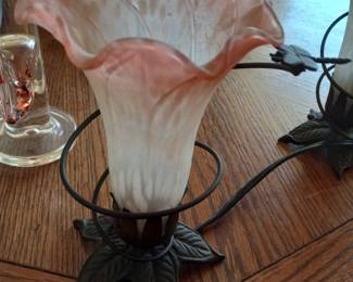 Flower lamp with Dragonfly 