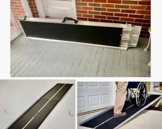 * Like New 12 Foot Portable Multi Folding Ramp w Handles (aka Suitcase Ramp) $400
