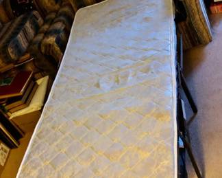 * Pair of  Matching Twin Size Fold Out Sleeper Beds aka Convertible Chairs are 48 inches wide 34 1/2 inches deep and the backs are 29 inches tall. When you fold them out to sleep on they are 87 inches long. $75 Each.             