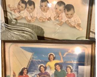 * The Dionne Quintuplets as Babies 1935 $10
* The Dionne Quintuplets as Young Ladies 1952 $10