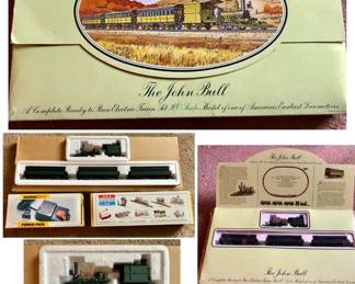 * Bachmann HO Scale The DeWitt Clinton #00641 Locomotive Train Set w/Track & Transformer $55
* Bachmann HO Scale The John Bull #00640 Locomotive Train Set w/Track & Transformer $45   