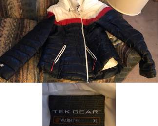 *Vintage Tek Gear puffy coat size XL $20