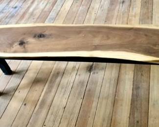 * Beautiful Hand Made Small Kids Size Bench or Coffee Table is 45 1/2 inches long by 10 1/2 inches wide by 13 1/2 inches tall $65