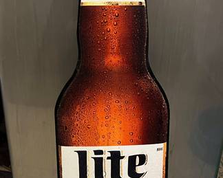 Miller Lite Beer Tin Sign 