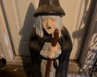 Vintage Halloween Empire Witch Blow Mold