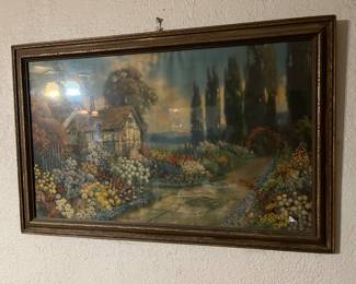 R Atkinson Fox Print “Seaside Cottage”
