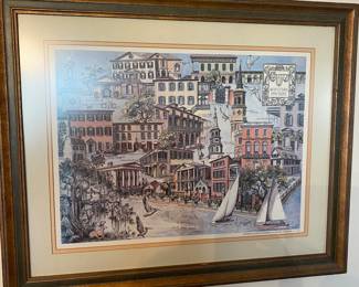 Historic Charleston Framed Art