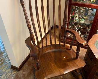 Solid Wood Spindled Rocker