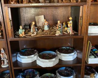Hummel Nativity/Hand Carved Wood Nativity           Hummel Collectible Plates