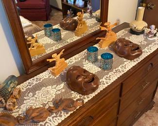 Solid Wood Dresser w/Mirror