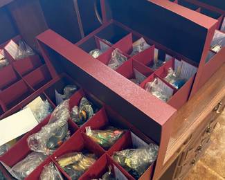 The Danbury Mint The Song Bird Christmas Ornaments Box With Cards- New