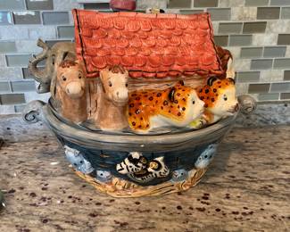 Noah's Ark Cookie Jar