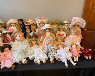 DOLL COLLECTION, THEY ARE NOT OLD