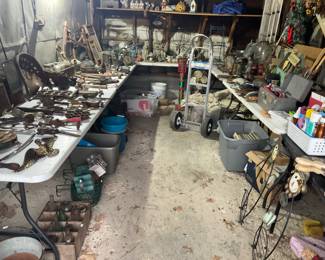 THE GARAGE IS PACKED