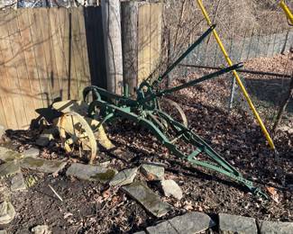 OLD PLOW.   VERY HEAVY , ALL I CAN SAY BRING HELP.   