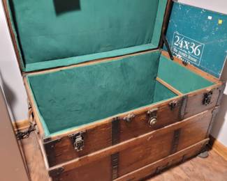 JOHN H DICK STEAMER TRUNK