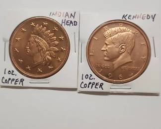Collector copper "coins"