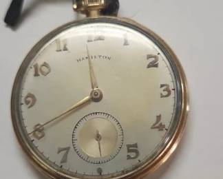 vintage Hamilton pocket watch 17 jewels