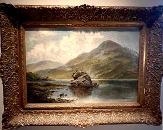 Oil Painting: Colleen Bawn Rock Killarney