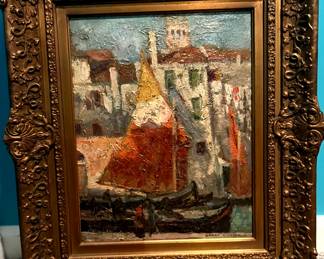 Harry B. Lachman (1886-1975) Oil Seascape NICE,