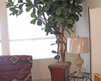 9' hand crafted artificial Fig Tree