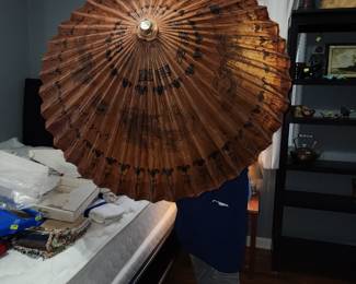 Hand painted parasol