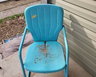 Vintage metal chair