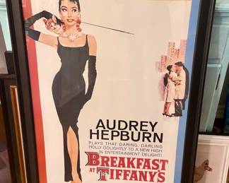 Audrey Hepburn Poster, Framed