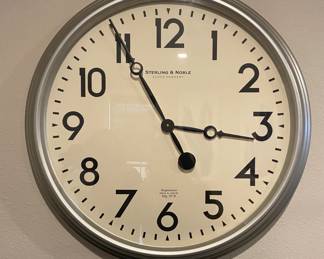 Sterling and Noble Clock