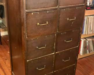 Vintage filing cabinet
