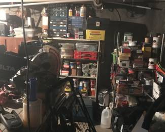 Basement full of tools