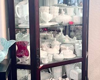 Display case with light 